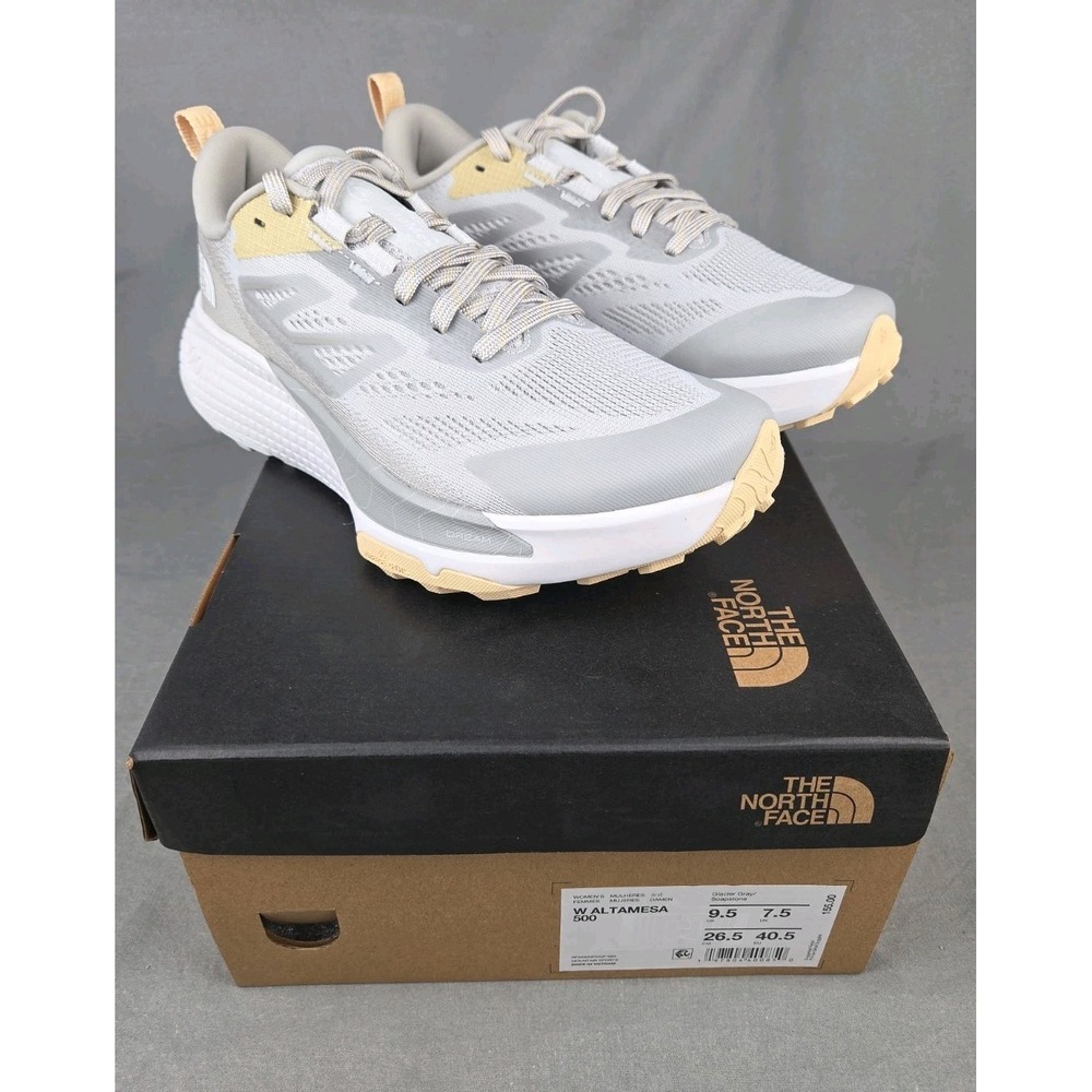 The North Face Women's Altamesa 500 Trail Running Shoes Glacier Gray Size 9.5